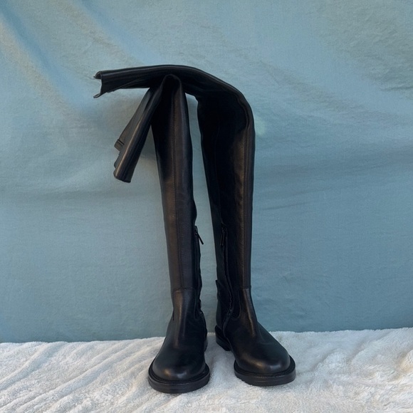 NWOT‎ Sam Edelman Narisa Black Over the Knee Boots Size 5.5 - Picture 1 of 7